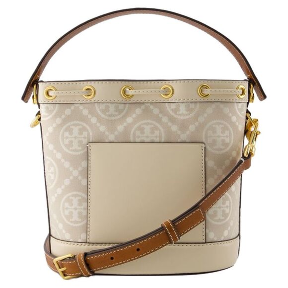 Bucket Crossbody - Tory Burch - Cotton - Ivory - Picture 3 of 4
